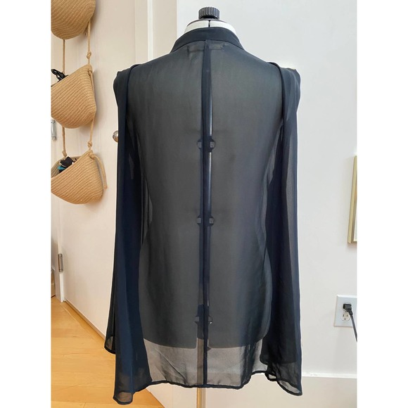 BCBGeneration Sheer Sleeveless Top S - Picture 2 of 8